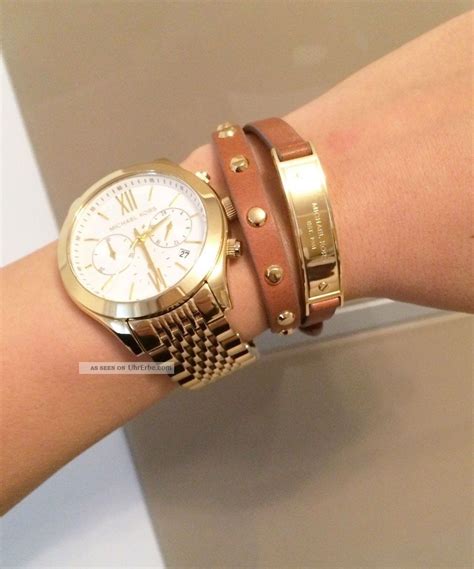 michael kors leder armband